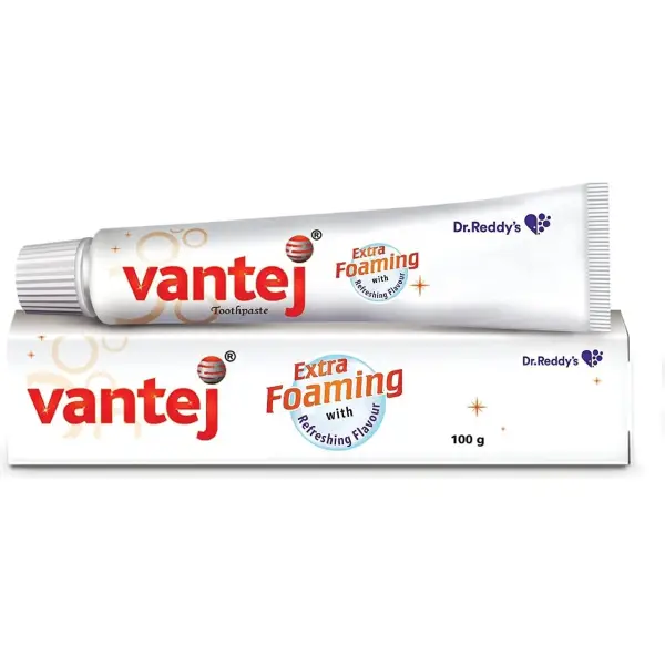 Vantej Extra Foaming Toothpaste | For Sensitivity Relief